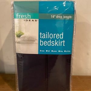 Twin size bed skirt in Navy